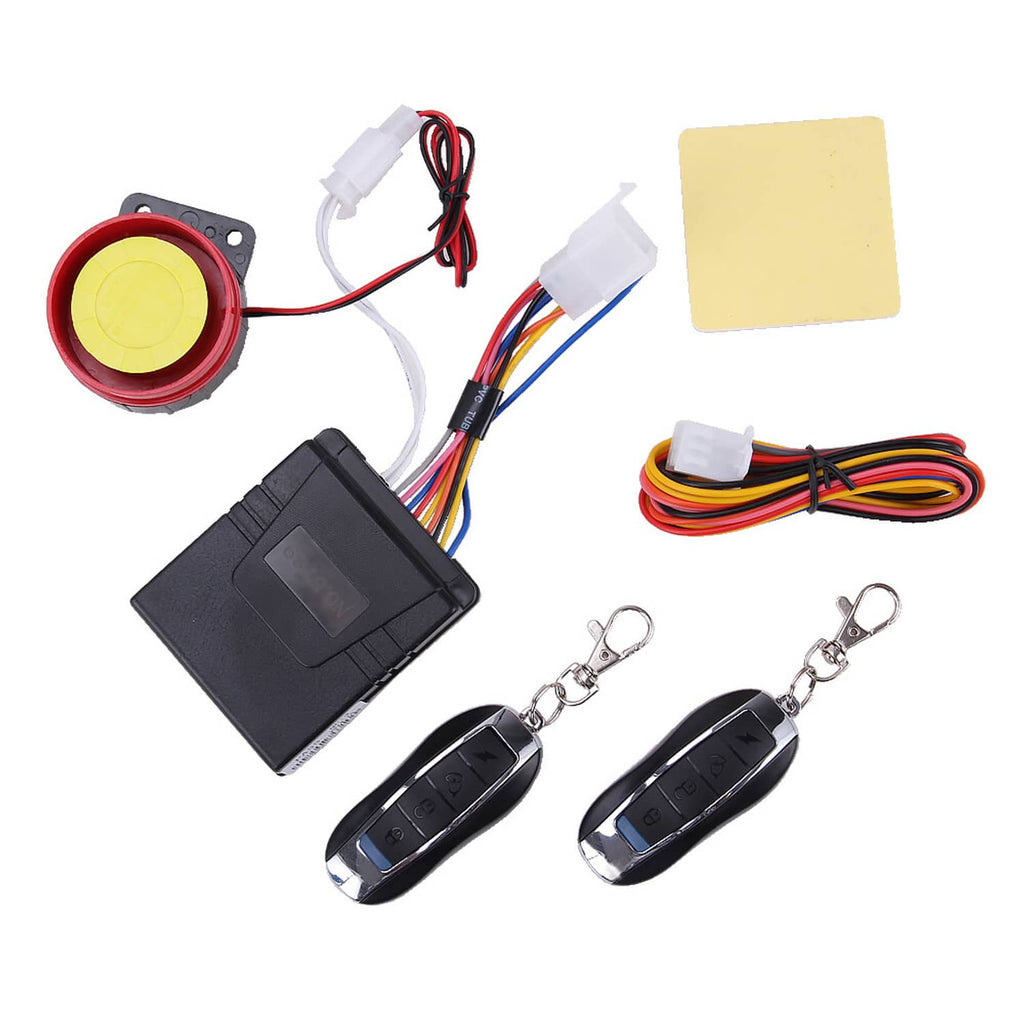 RivetOak Motorcycle/Bike/ATV Alarm Remote Engine Start Anti-theft Security System Scooter