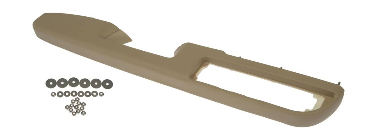 Beige door armrest repair trim with screw set and washers