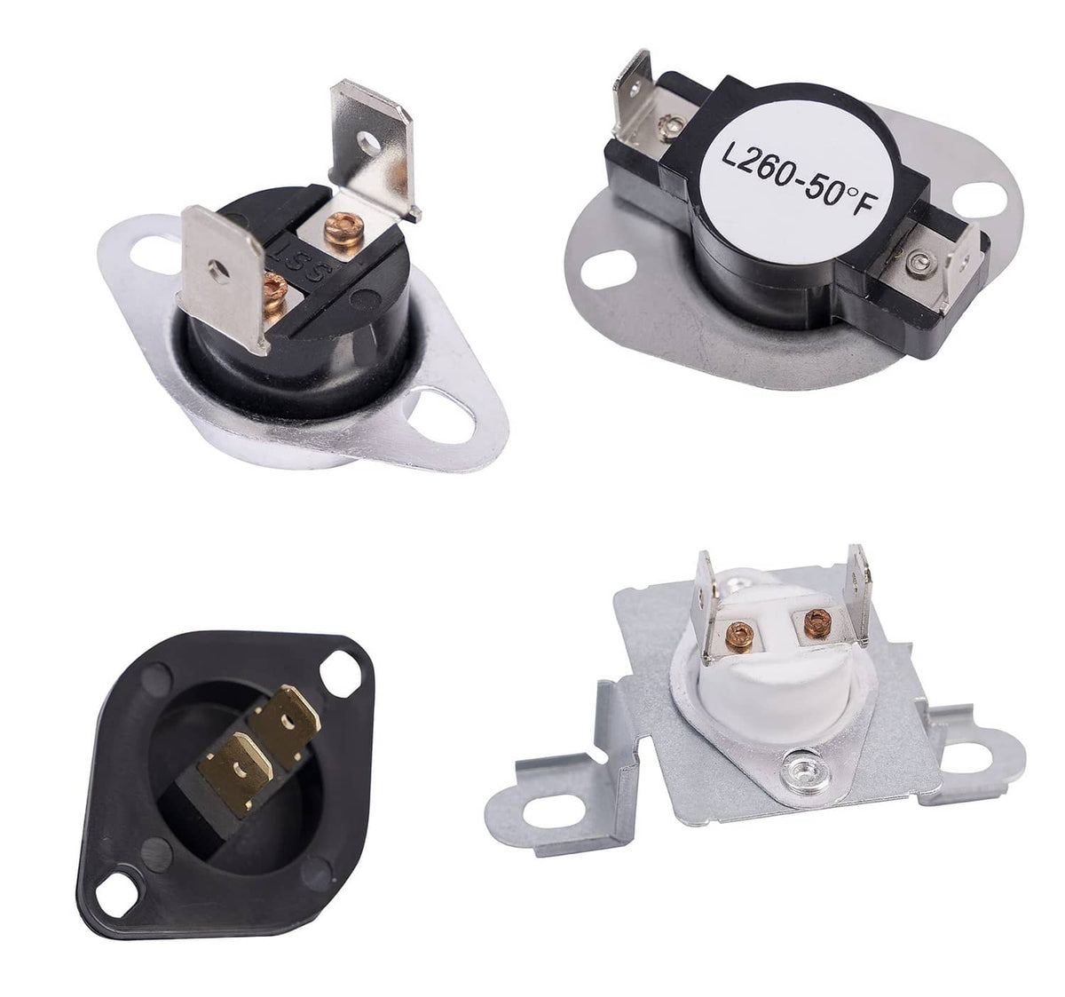 RivetOak Dryer Thermostat and Thermal Fuse Replace for Samsung ‎black, White, Silver