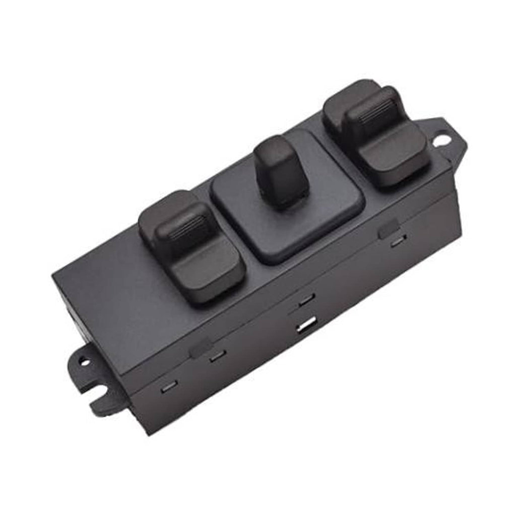 Power seat switch with four black rocker controls and mounting bracket
