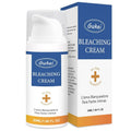 Colorless bleaching cream bottle with blue label, 30 ml, and boxed package