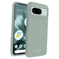 Mint green Google Pixel 8 case with camera cutout, textured back and side buttons