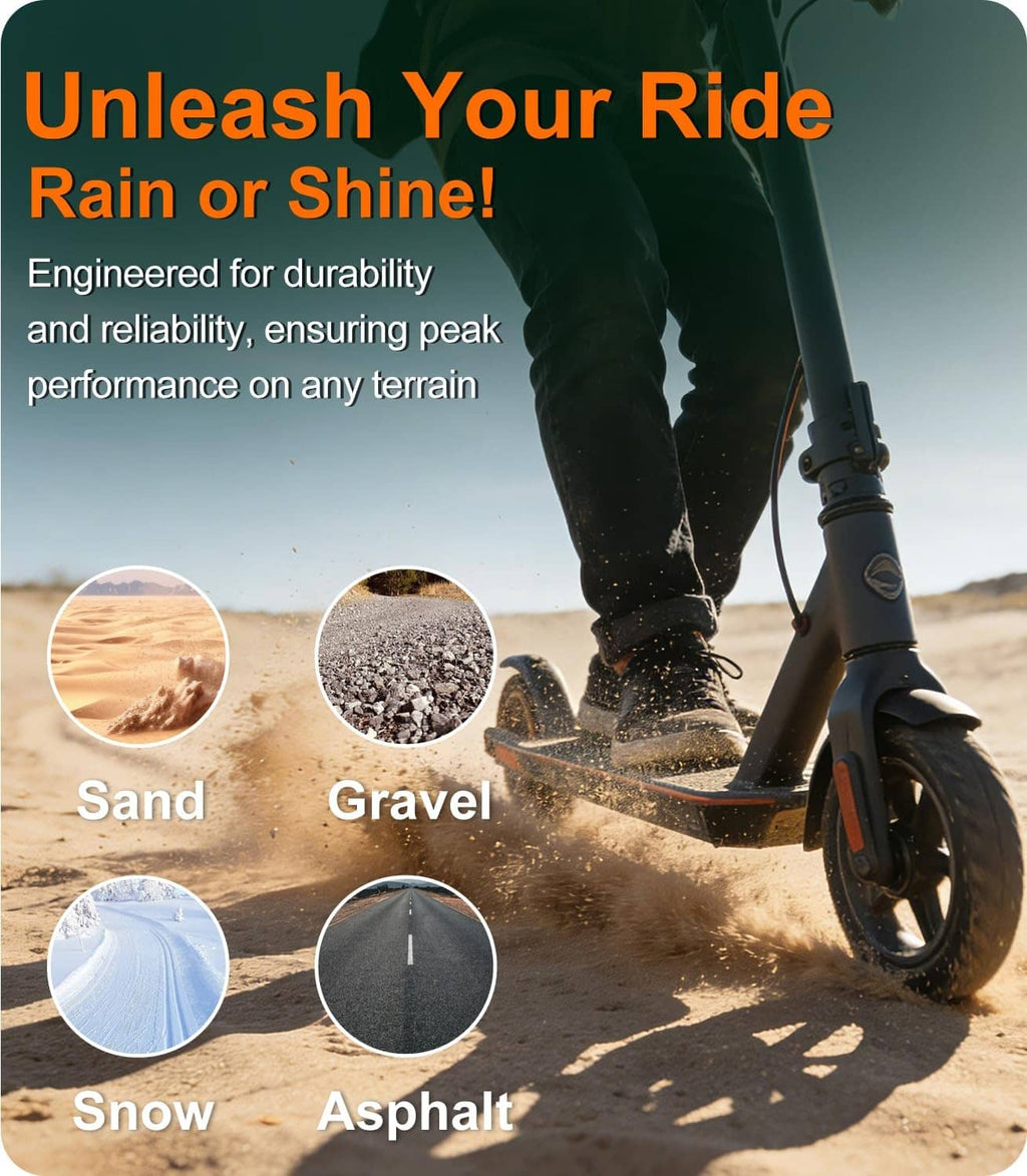Black inner tube on a scooter wheel with valve for off-road riding