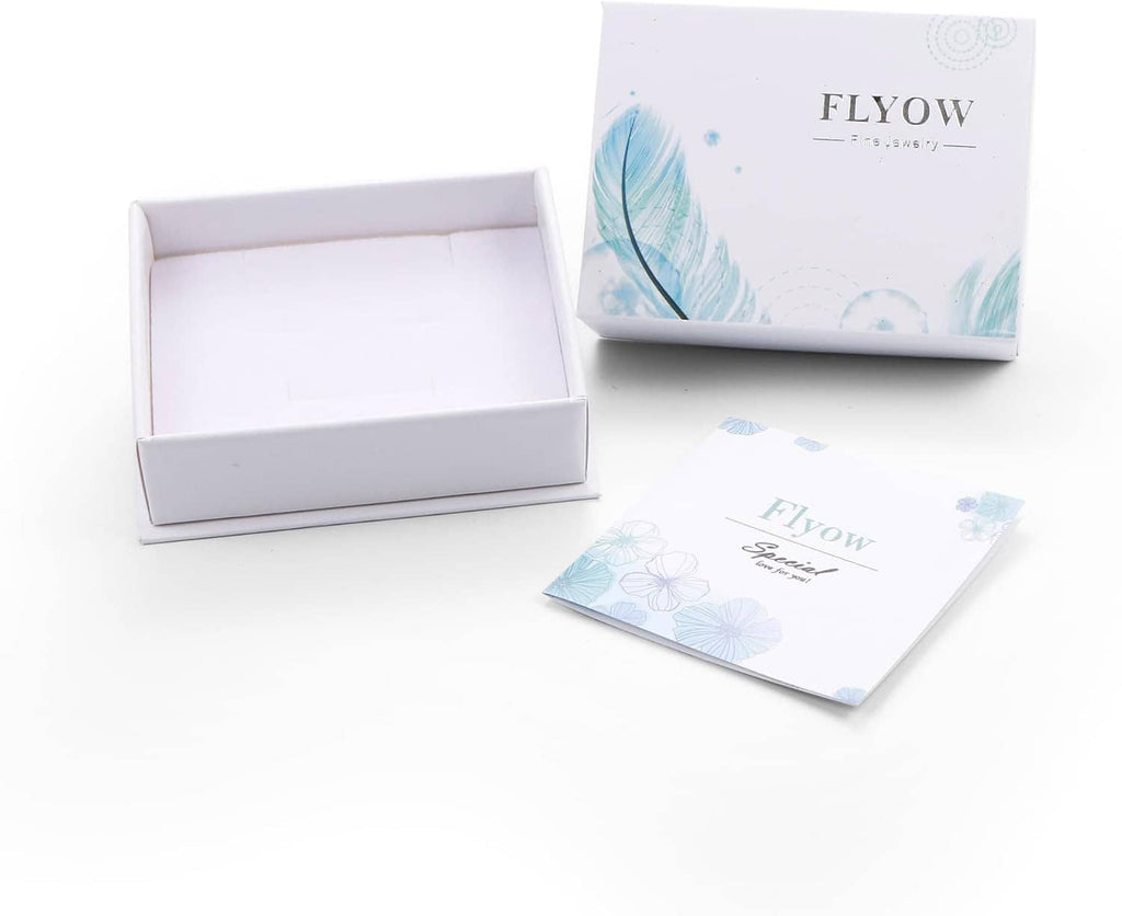 Jewelry gift box and care card for a sunflower pendant necklace