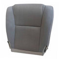 Gray cloth seat cover for front bottom driver or passenger side, textured center panel