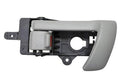 Gray interior inside door handle mechanism, left driver side, replacement part