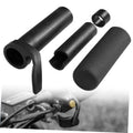 ATV thumb throttle assist kit with black grip sleeve, housing bushing, and clamp