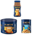 PLANTERS nut snack bundle with honey roasted peanuts and cashew cans in blue