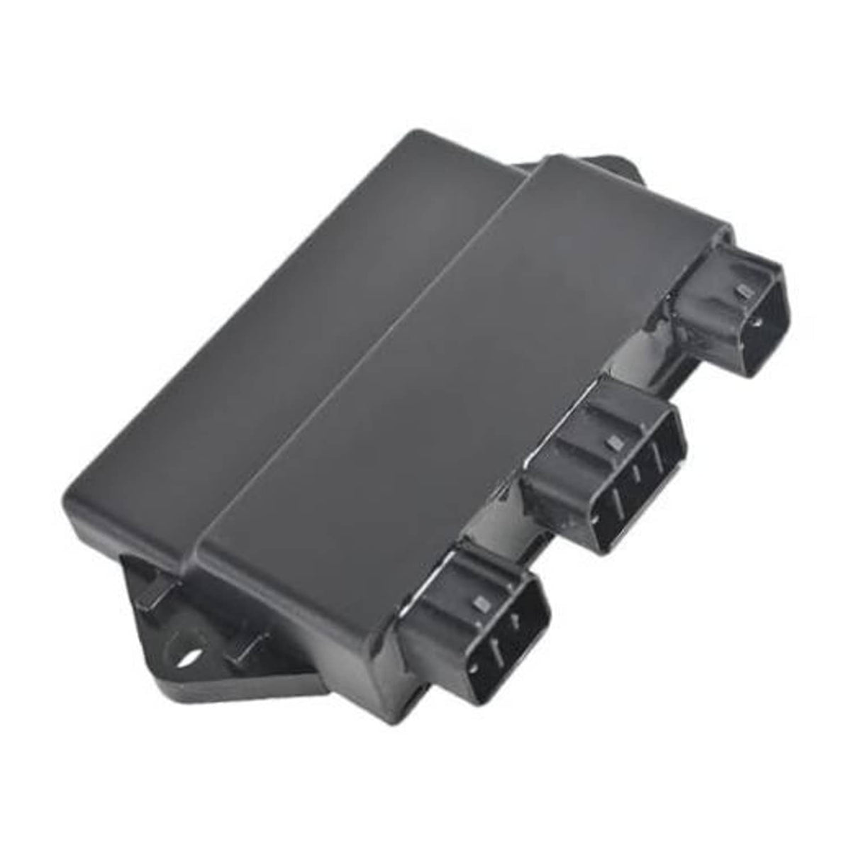 CDI box unit with four electrical connector ports, dark gray/black housing.