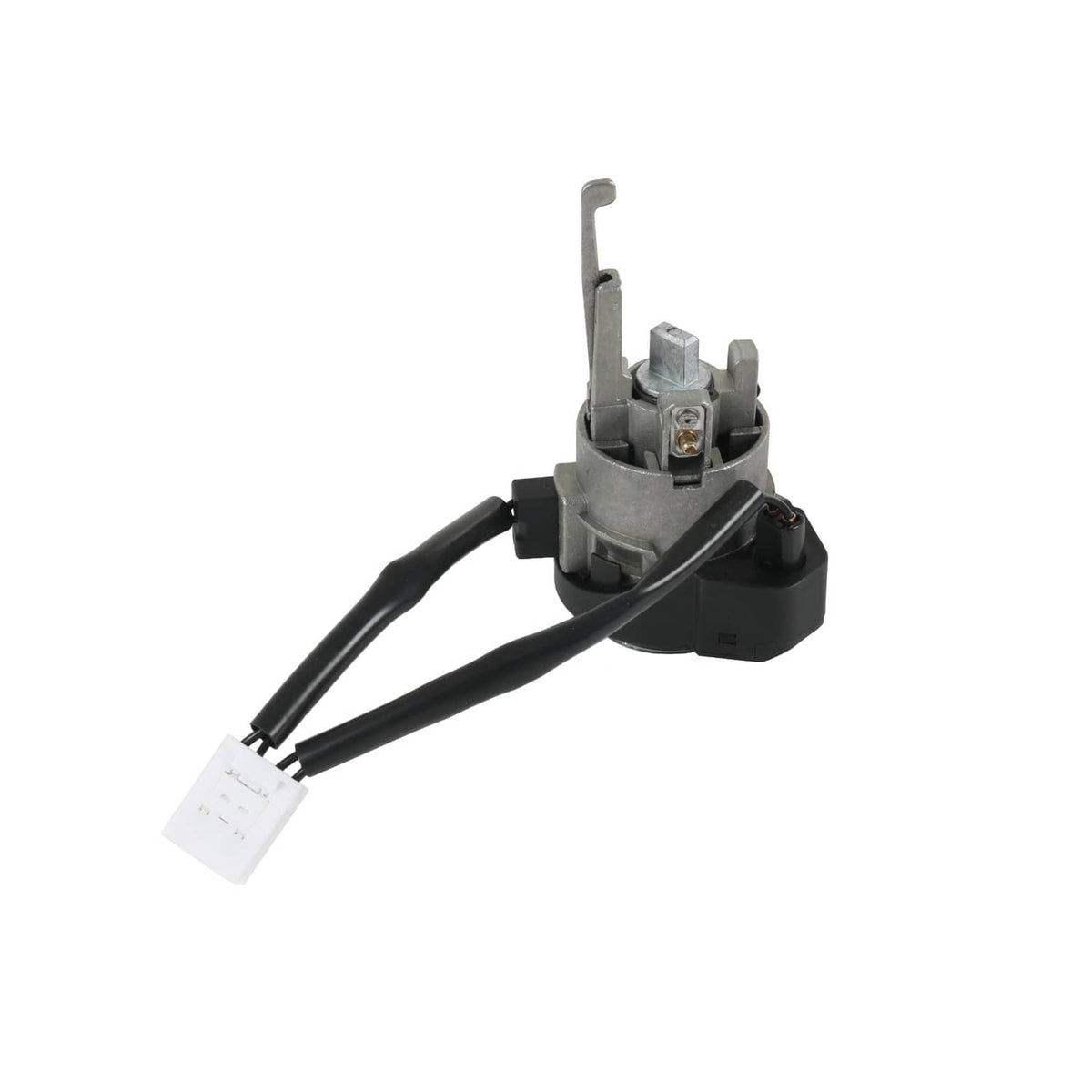 Ignition lock cylinder switch housing with electrical connector and metal pin
