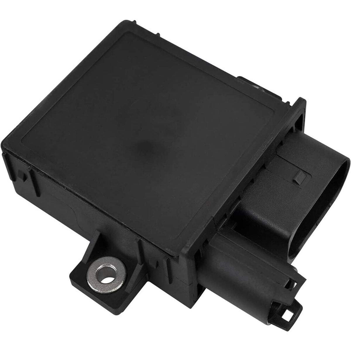 Glow plug control module with black casing and attached multi-pin connector
