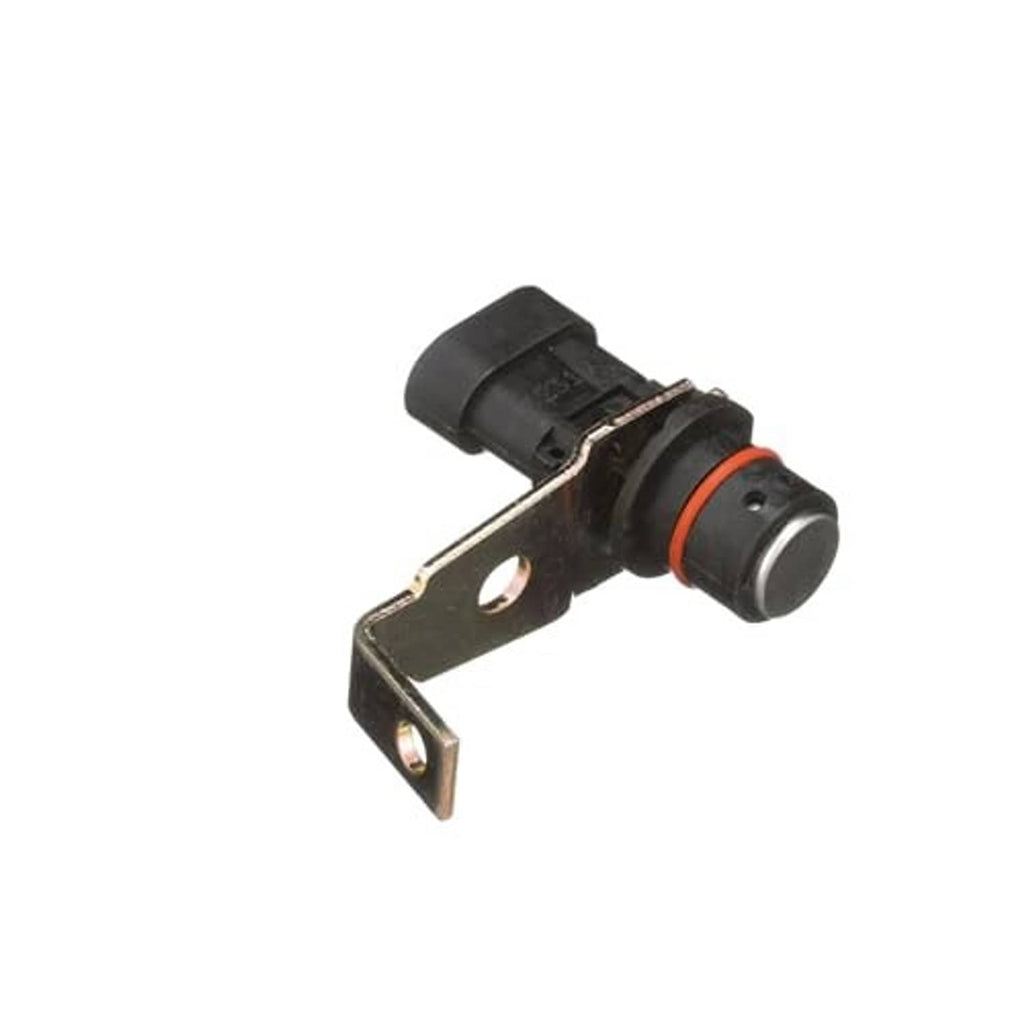 Crankshaft position sensor angled view with orange seal ring and metal bracket