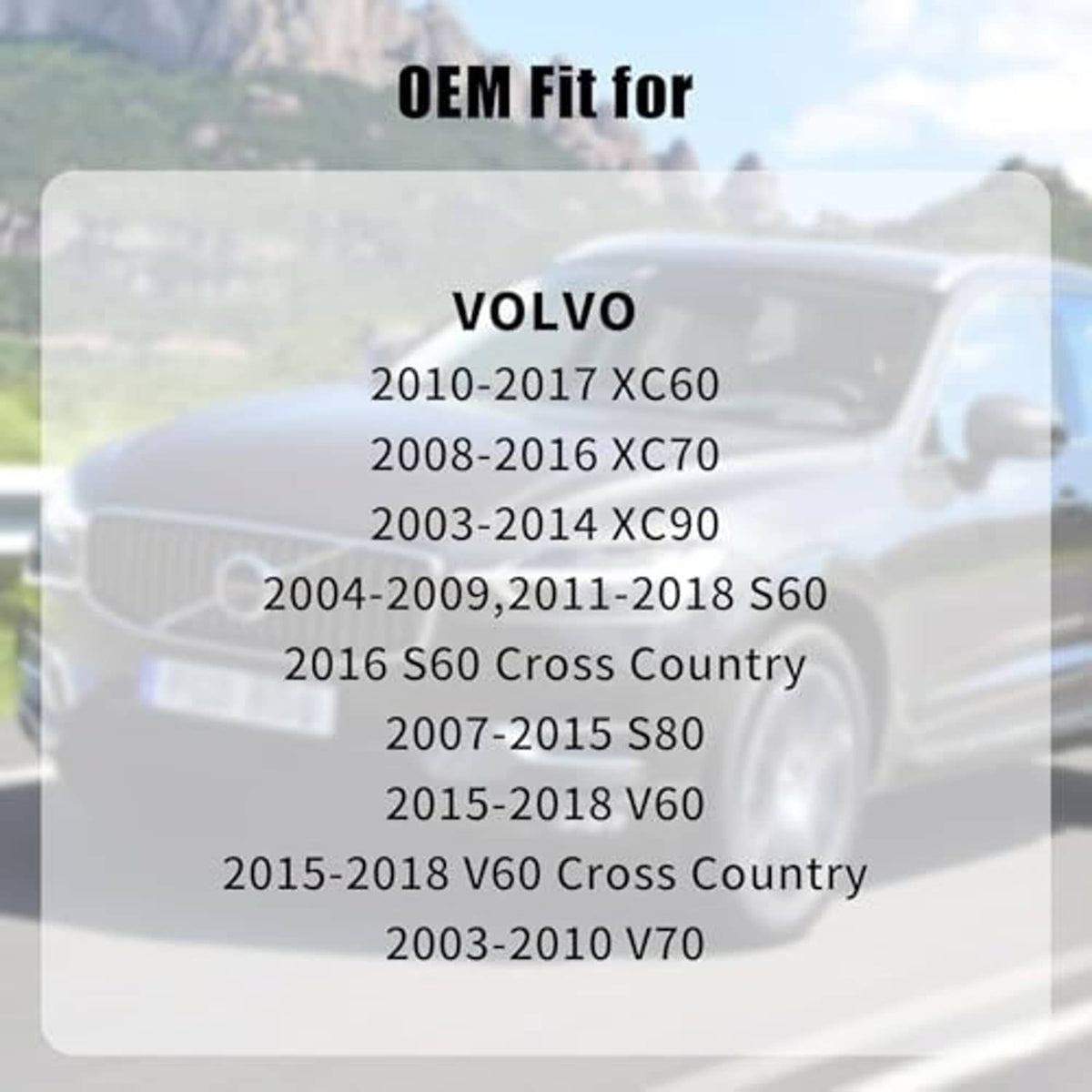 Fuel cap tether replacement kit shown on a Volvo fuel tank opening