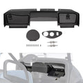EZGO RXV carbon-fiber style dash board cover with two side glove-box doors, black