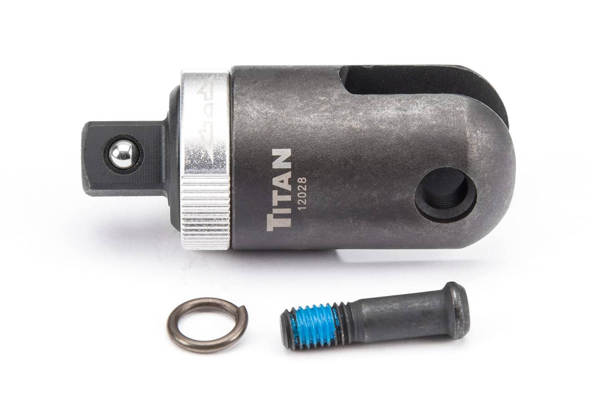 Titan 1/2-inch drive ratcheting breaker bar with side head and locking pin, one size