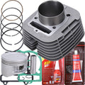 RivetOak For Yamaha Kodiak 400 1993-1999 Top End Kit Cylinder Piston Gaskets Big Bear 400