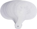 White plastic coffee latte stencil set, multiple pattern discs