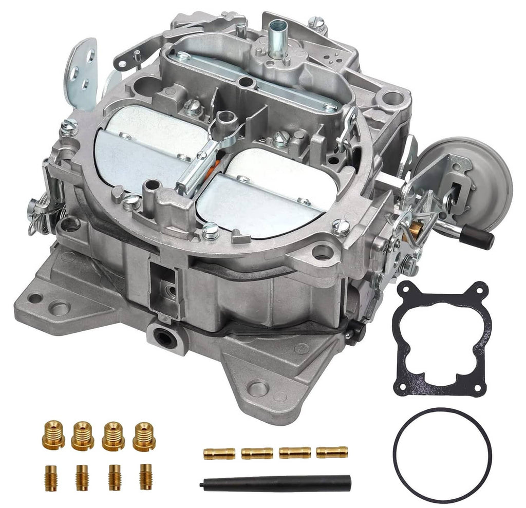 Rochester Quadrajet 4-barrel carburetor with side cover and included gasket