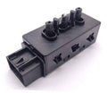 6-way power seat adjustment switch control module with button sockets, driver side