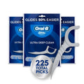 Oral-B Glide Ultra Deep Clean floss picks, grey, 225 total picks on package