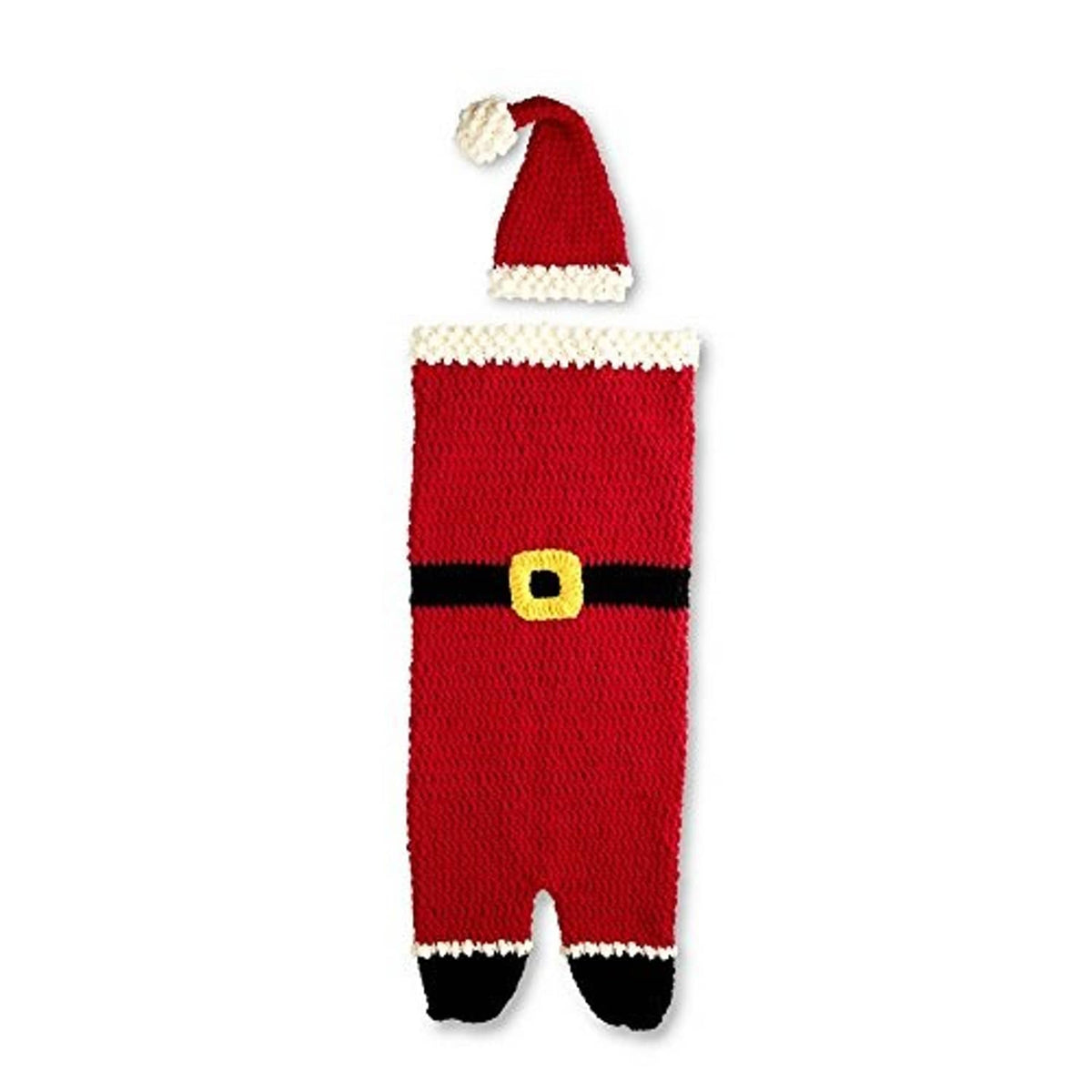 Race car-themed chenille knit blanket, red with white trim and yellow emblem