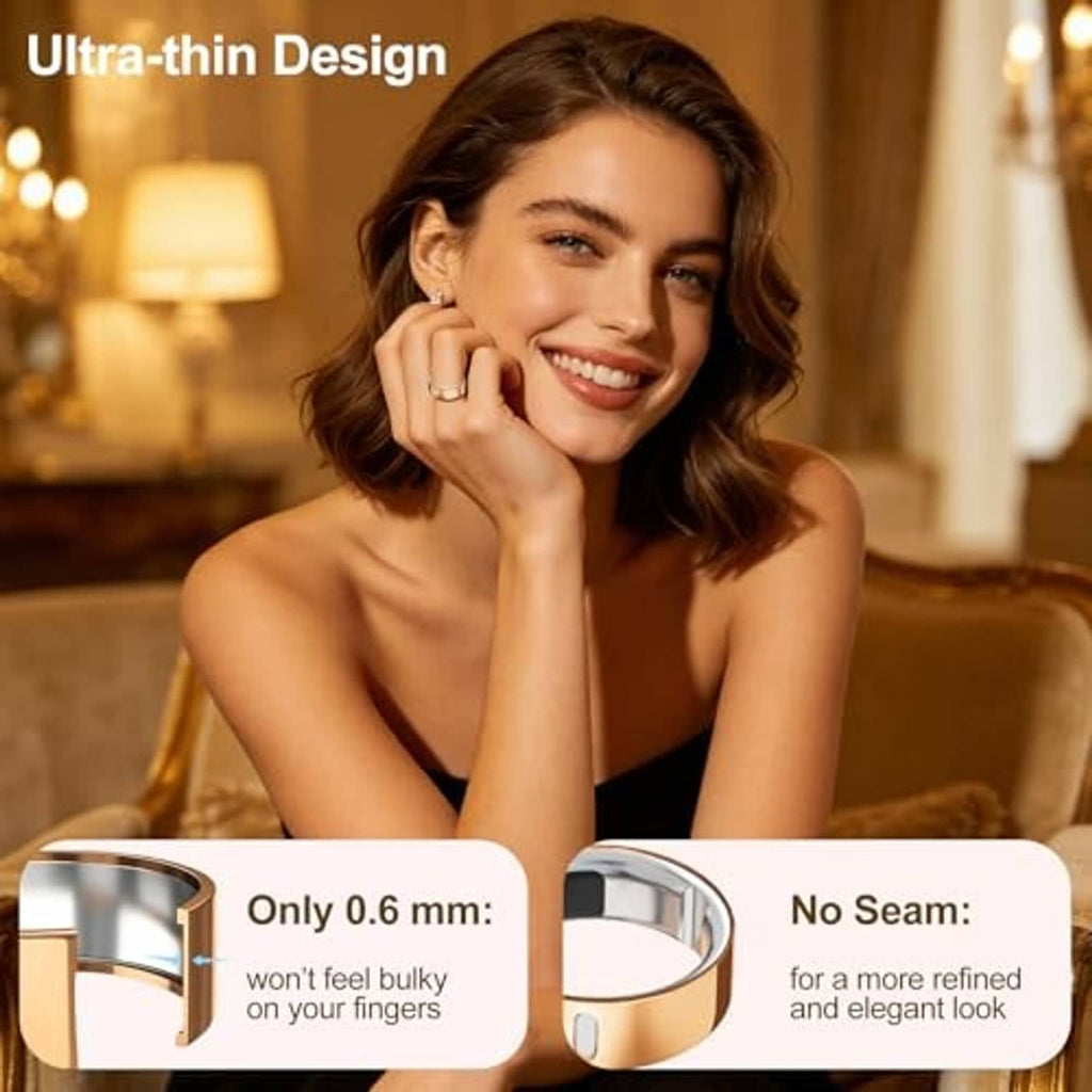 Ultra-thin silver TPU ring cover with smooth, seamless edge