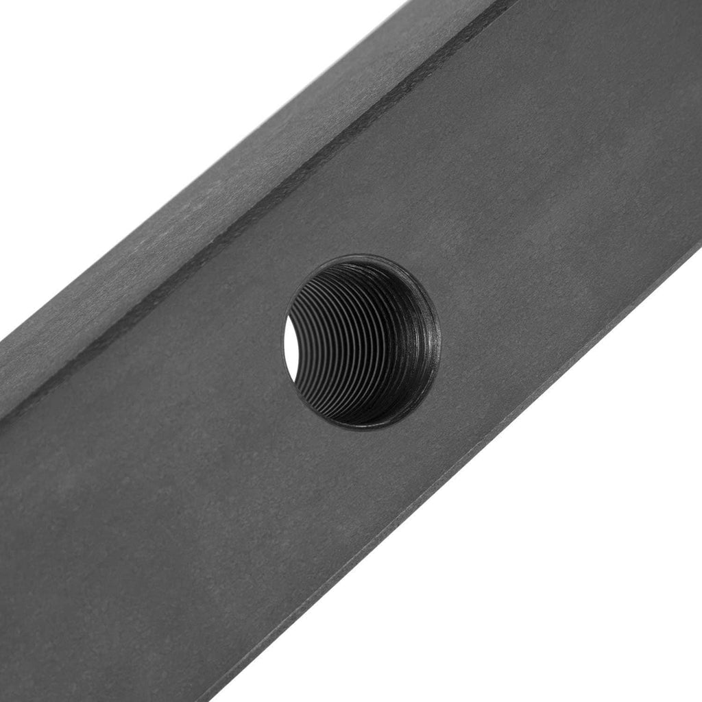 Metal base plate with internal threaded opening