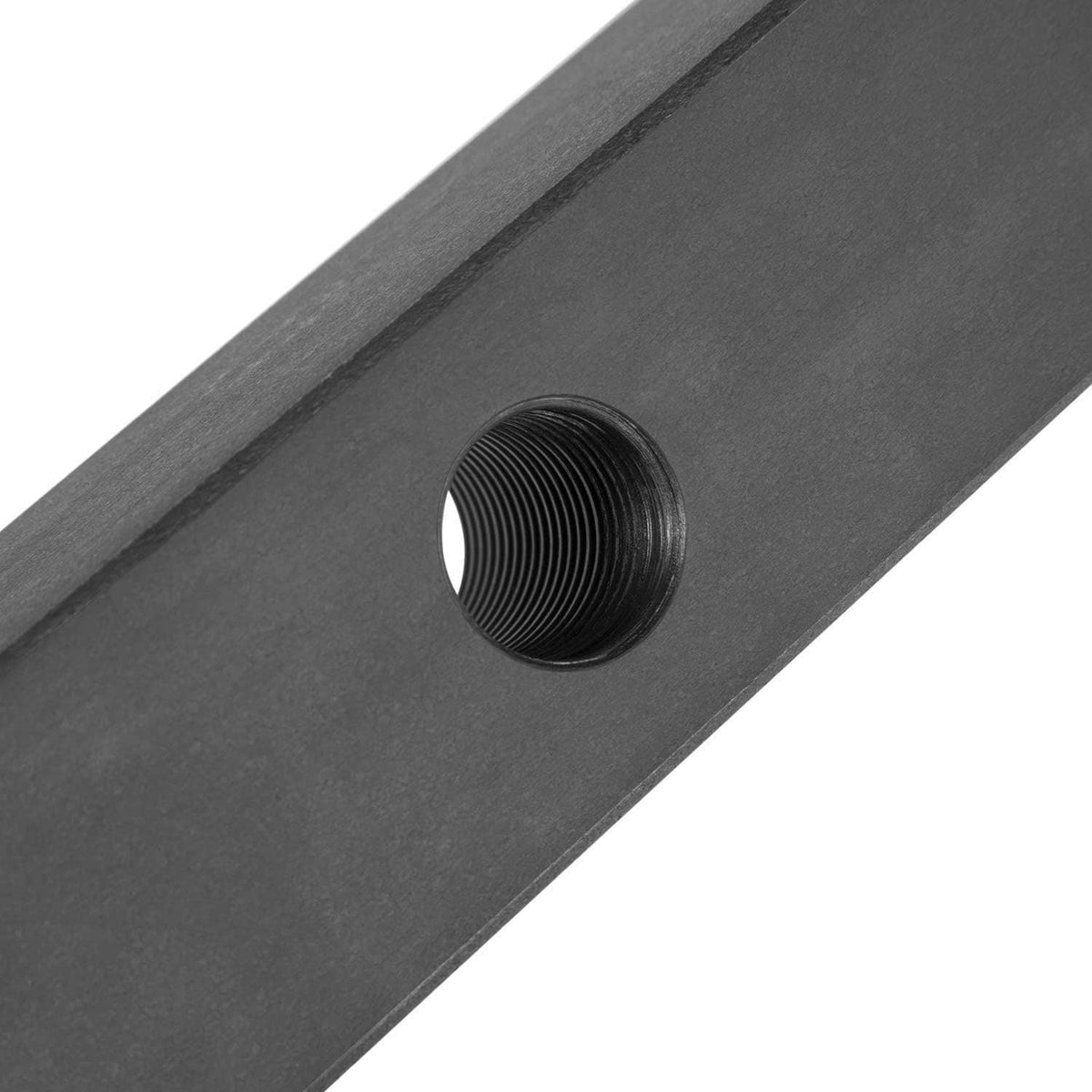 Metal base plate with internal threaded opening