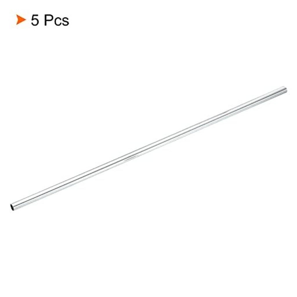Single metal threaded coupling sleeve rod, straight cylinder, dark end openings