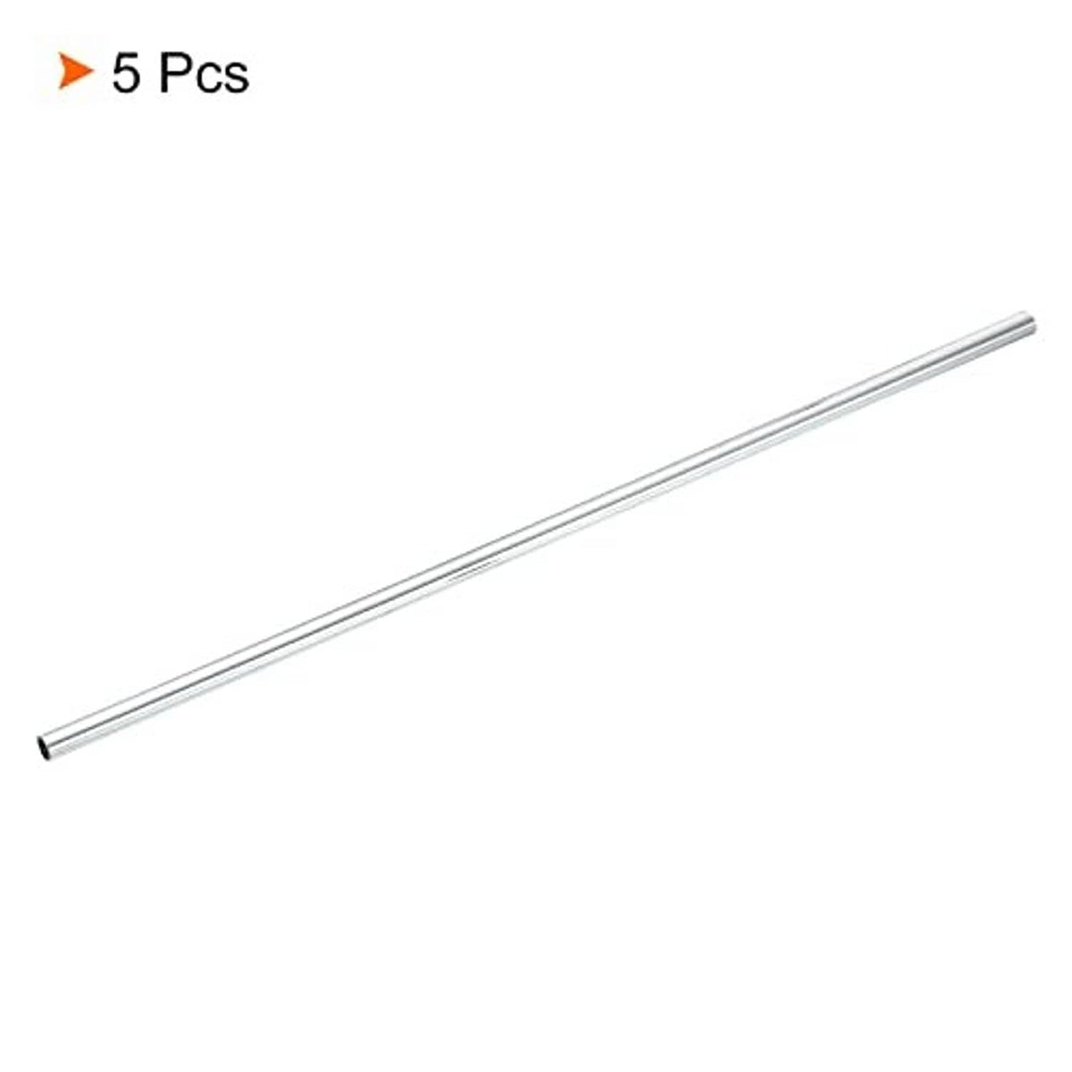 Single metal threaded coupling sleeve rod, straight cylinder, dark end openings