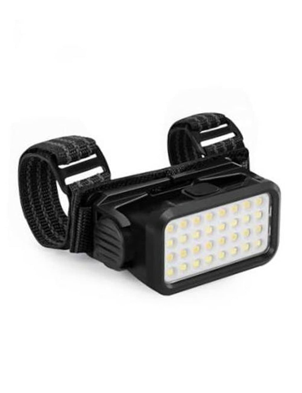 Rechargeable UTV dome light with black straps and rectangular LED light panel