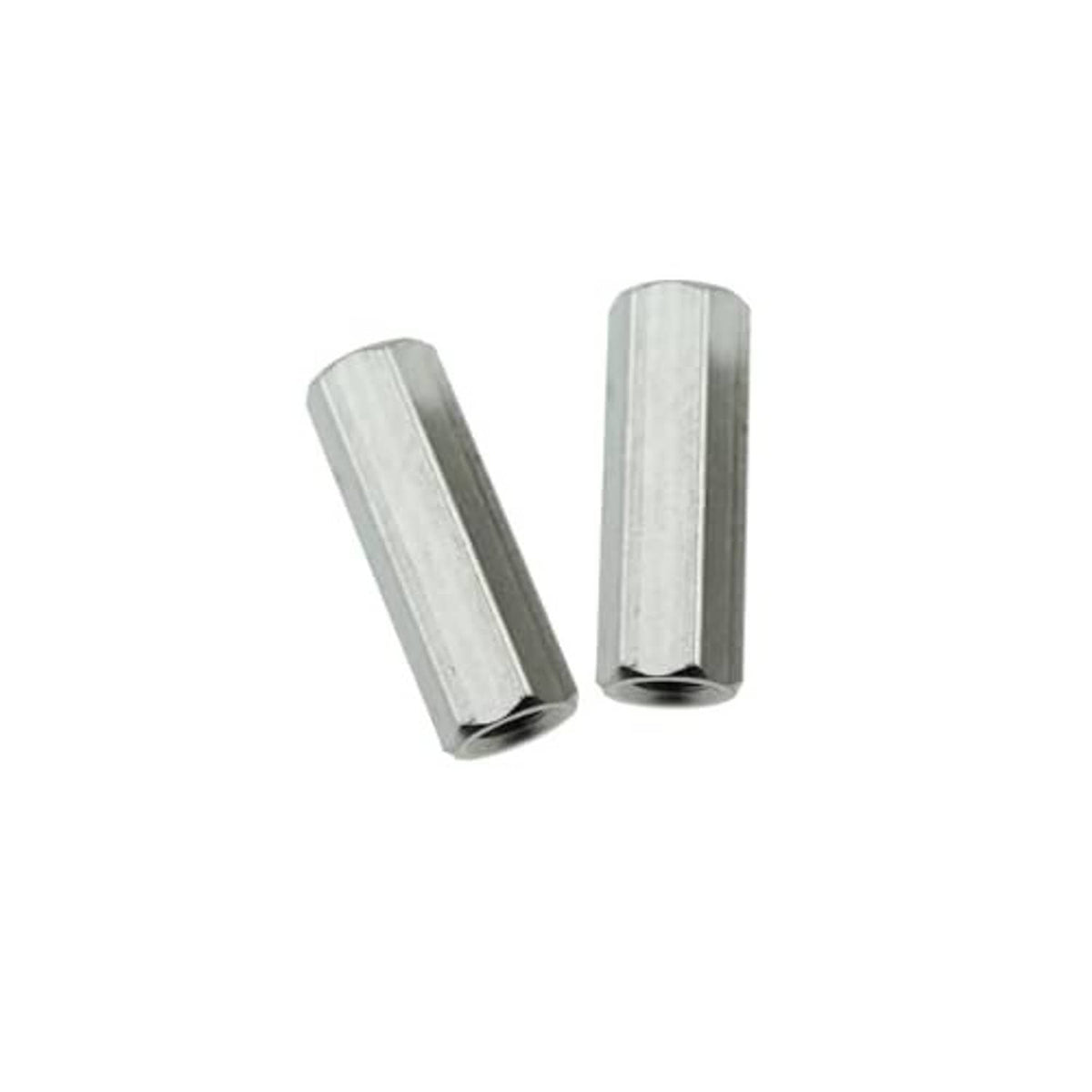 Two 304 stainless steel M5x25 hex socket screws with threaded ends, silver metal