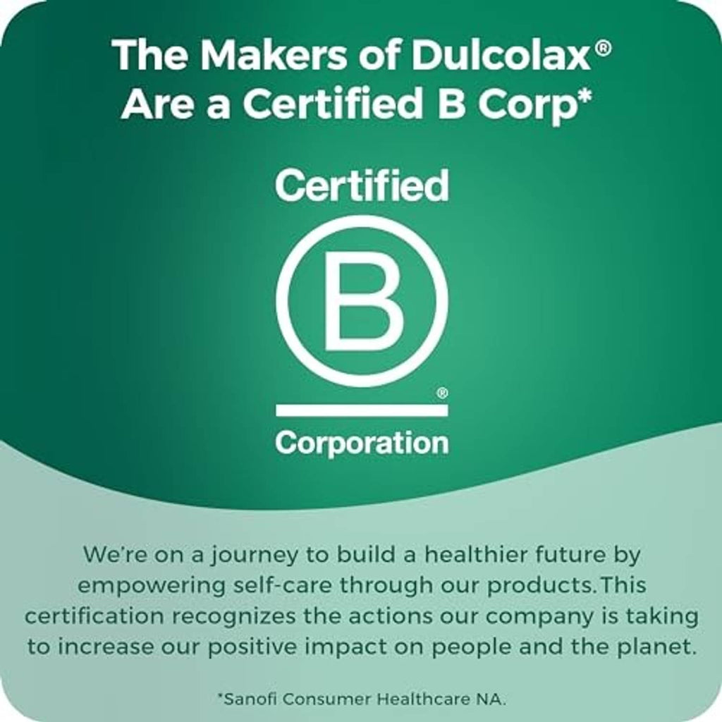 Dulcolax makers certified B Corp badge