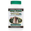 Tru-Pine for Pets antioxidant supplement bottle with green cap and label, 60 vegetarian capsules