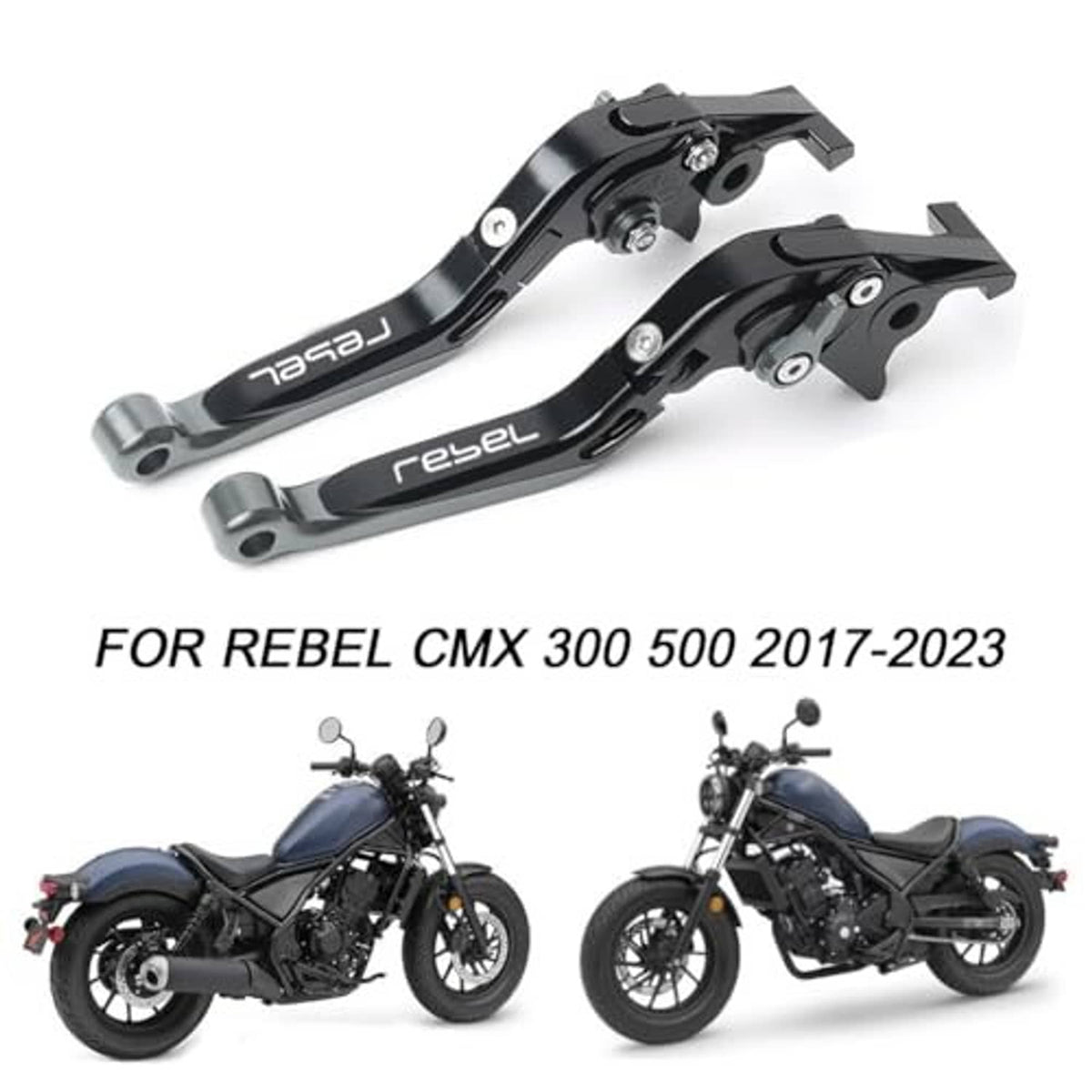 Black folding extendable motorcycle brake lever with adjustable mechanism and pivot mount