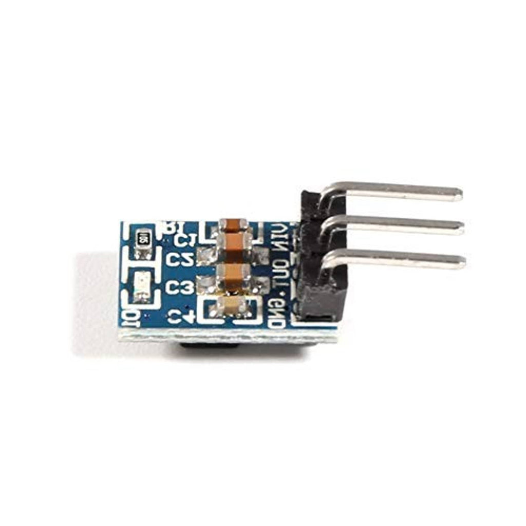 3.3V buck converter PCB with 3-pin header and voltage regulator components