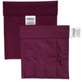 Burgundy rectangular FRIO cooling wallet with flap and inner pocket