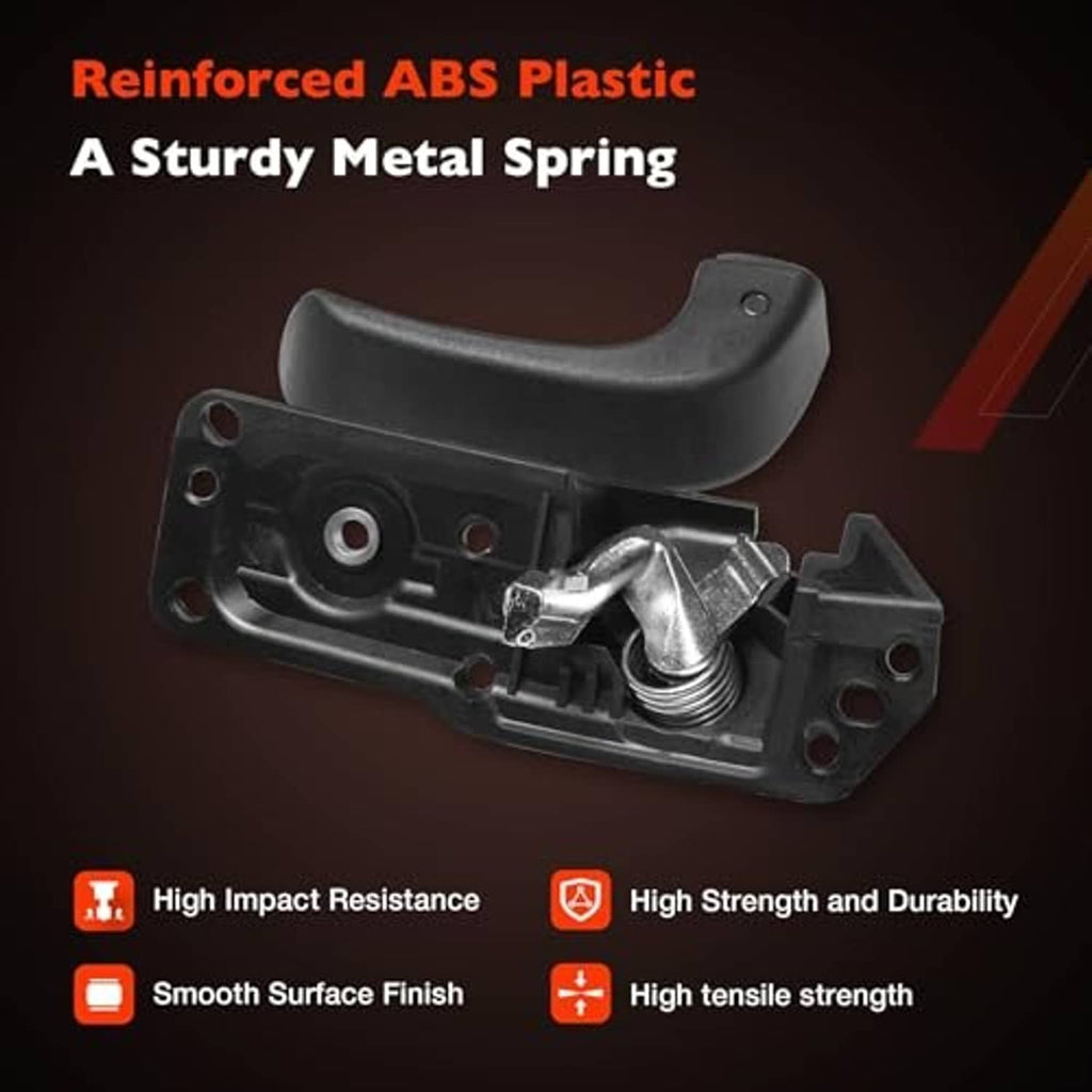 Interior door handle kit showing reinforced ABS handle and metal torsion spring