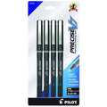 Set of capped black Precision V7 fine rolling ball pens