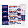 Waterproof denture adhesive tube and boxes, zinc-free, 12-hour extra strong hold