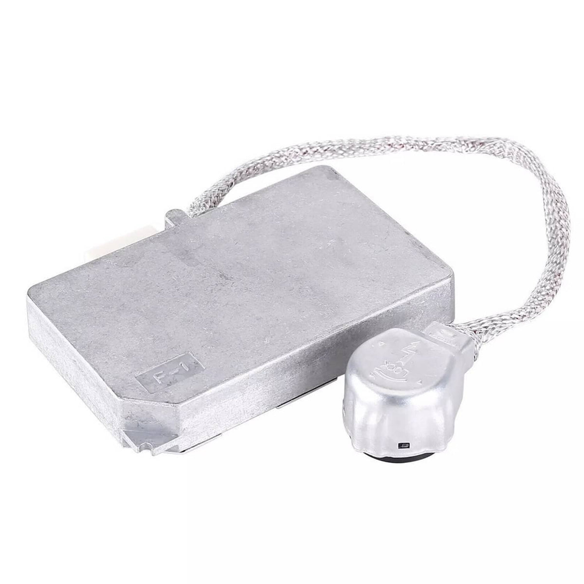 HID xenon headlight control module with wiring harness and connector plug