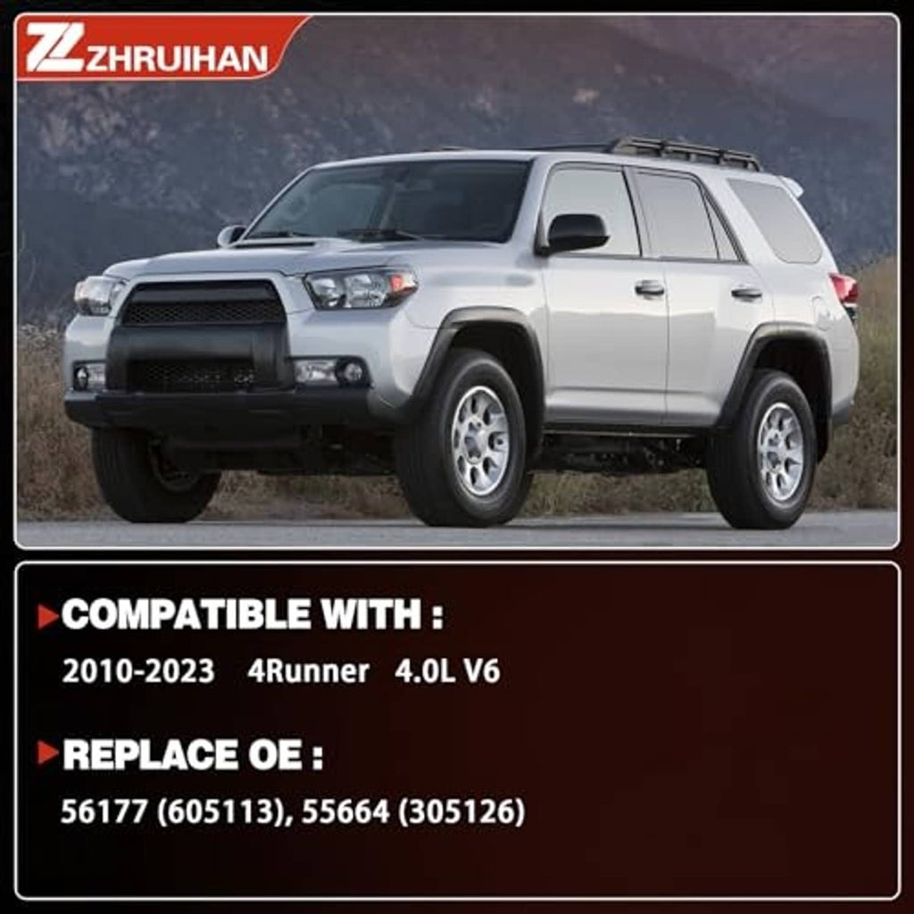 SUV with stainless steel exhaust muffler replacement kit compatibility shown on package