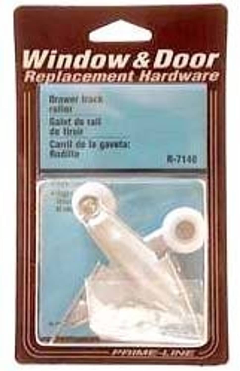 Window and Door replacement hardware blister pack for drawer track roller