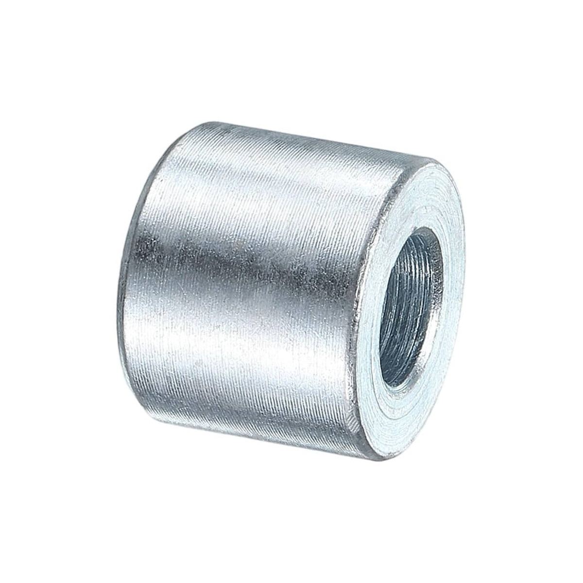 uxcell galvanized steel spacer, silver cylindrical bushing with inner hole