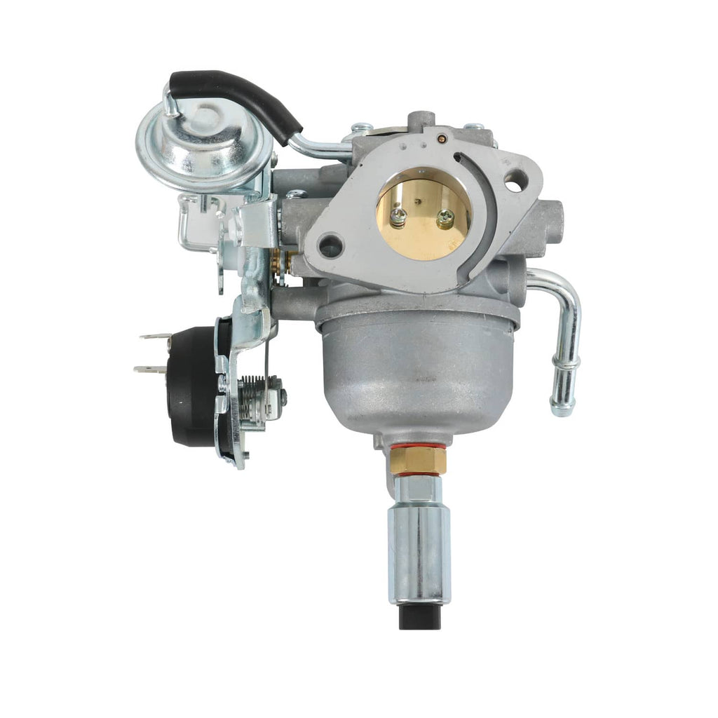 Carburetor assembly with brass inlet and air intake housing