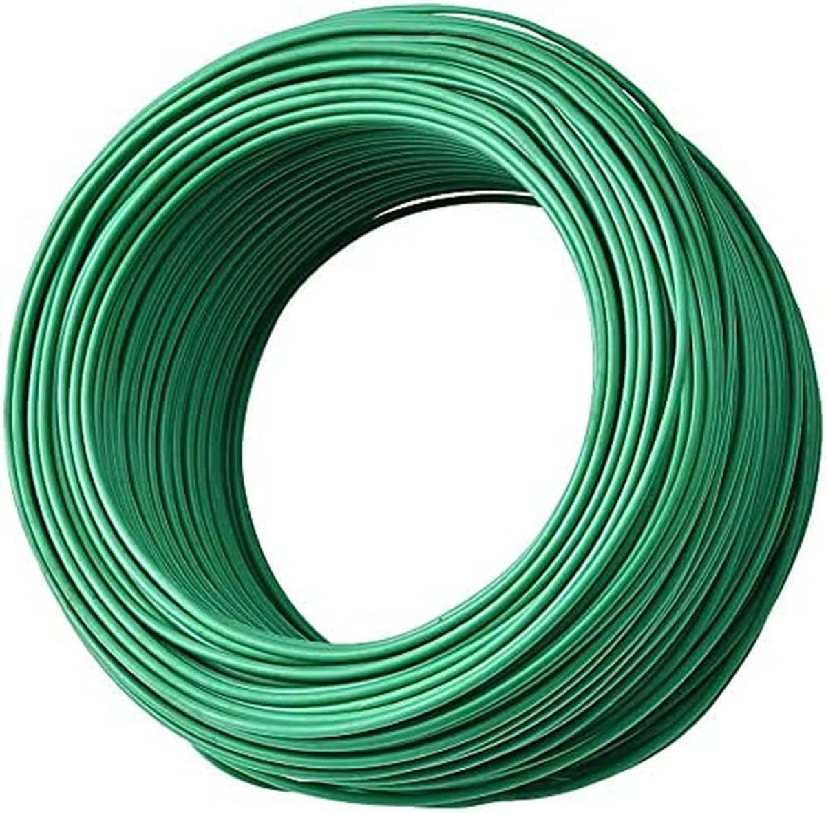 Green soft twist tie roll for supporting plants, flexible TPR garden ties