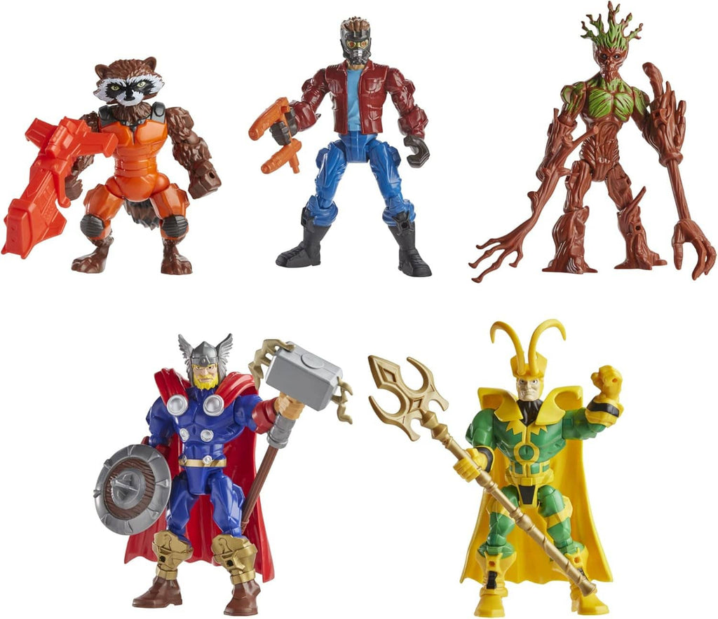 Marvel Super Hero Mashers action figure pack, 6 assorted hero figures