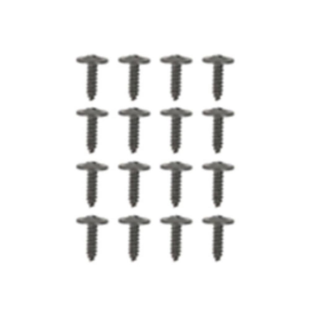 Mud flap mounting screws set with eight metal screws shown