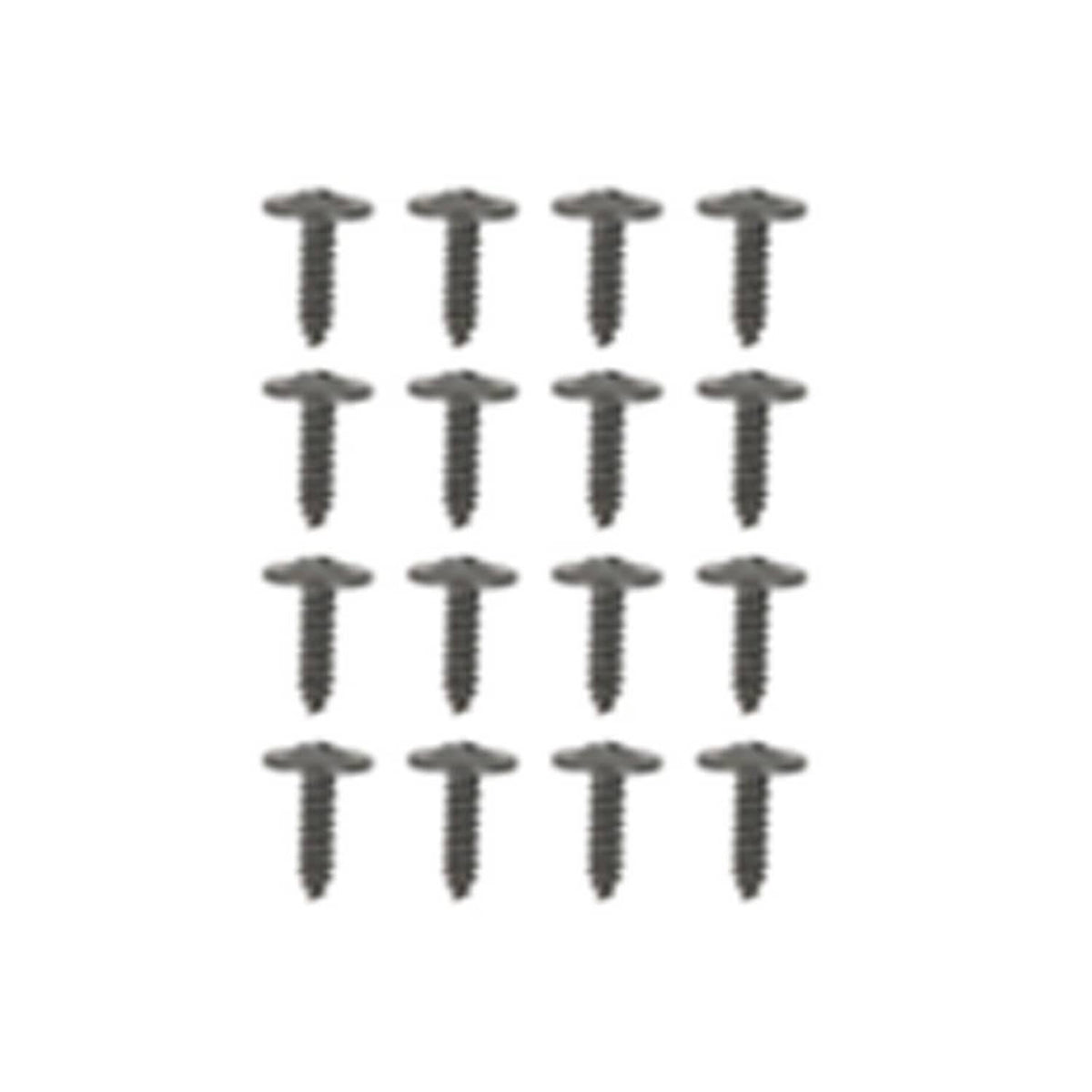 Mud flap mounting screws set with eight metal screws shown