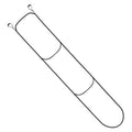 Black 3-step climbing aider webbing strap with two end loops for tree or boat climbing